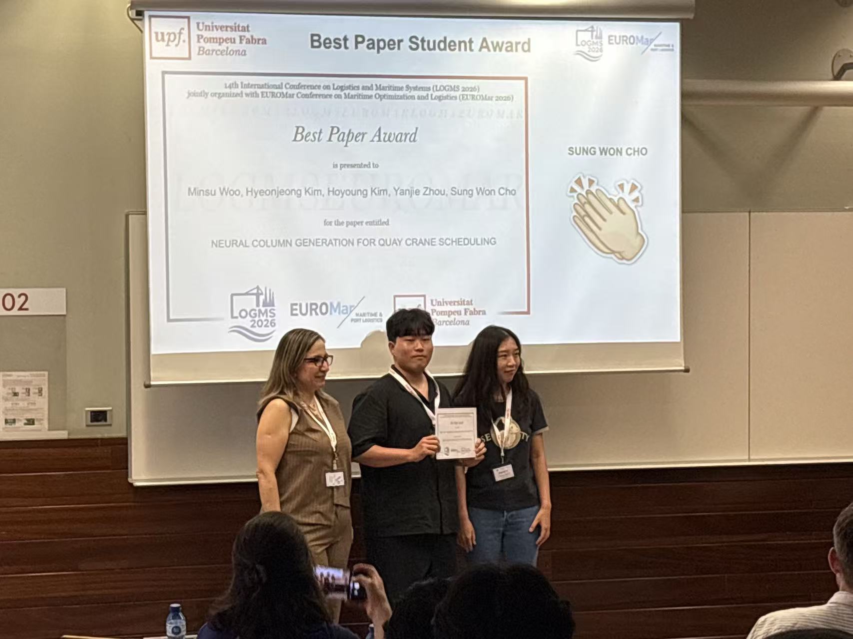 Logms best paper award